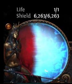 path of exile tips and tricks energy shield build health globe