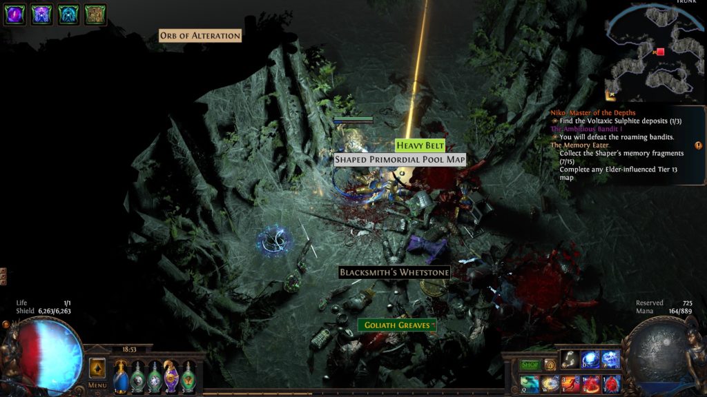 path of exile tips and tricks neversink's loot filter in action