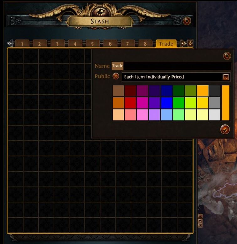 path of exile tips and tricks premium stash tab