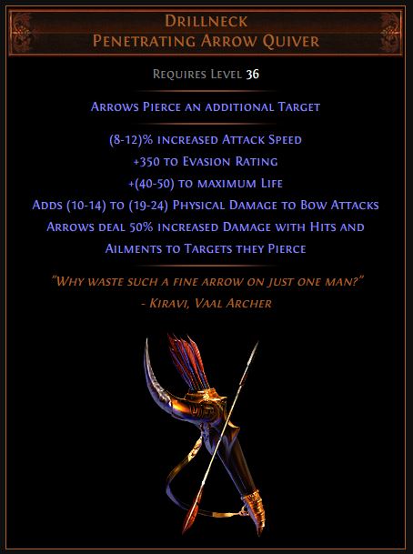 Drillneck Path of Exile Best Leveling Unique