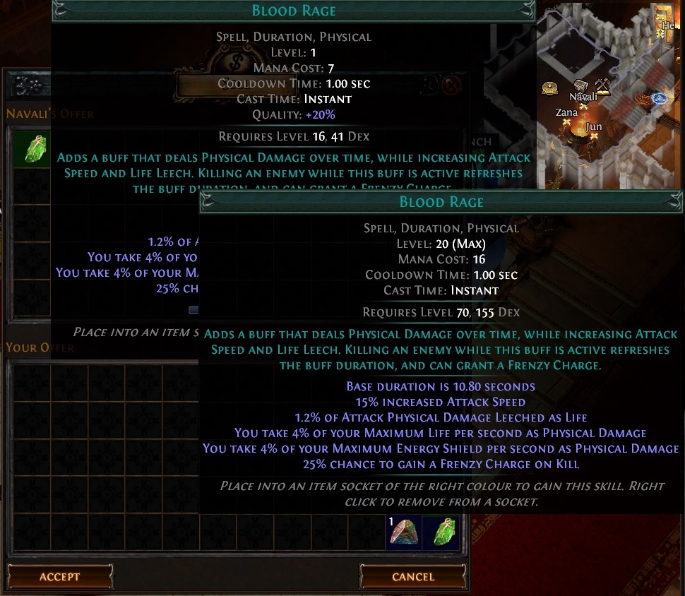 Gem Quality Vendor Recipe Result Path of Exile